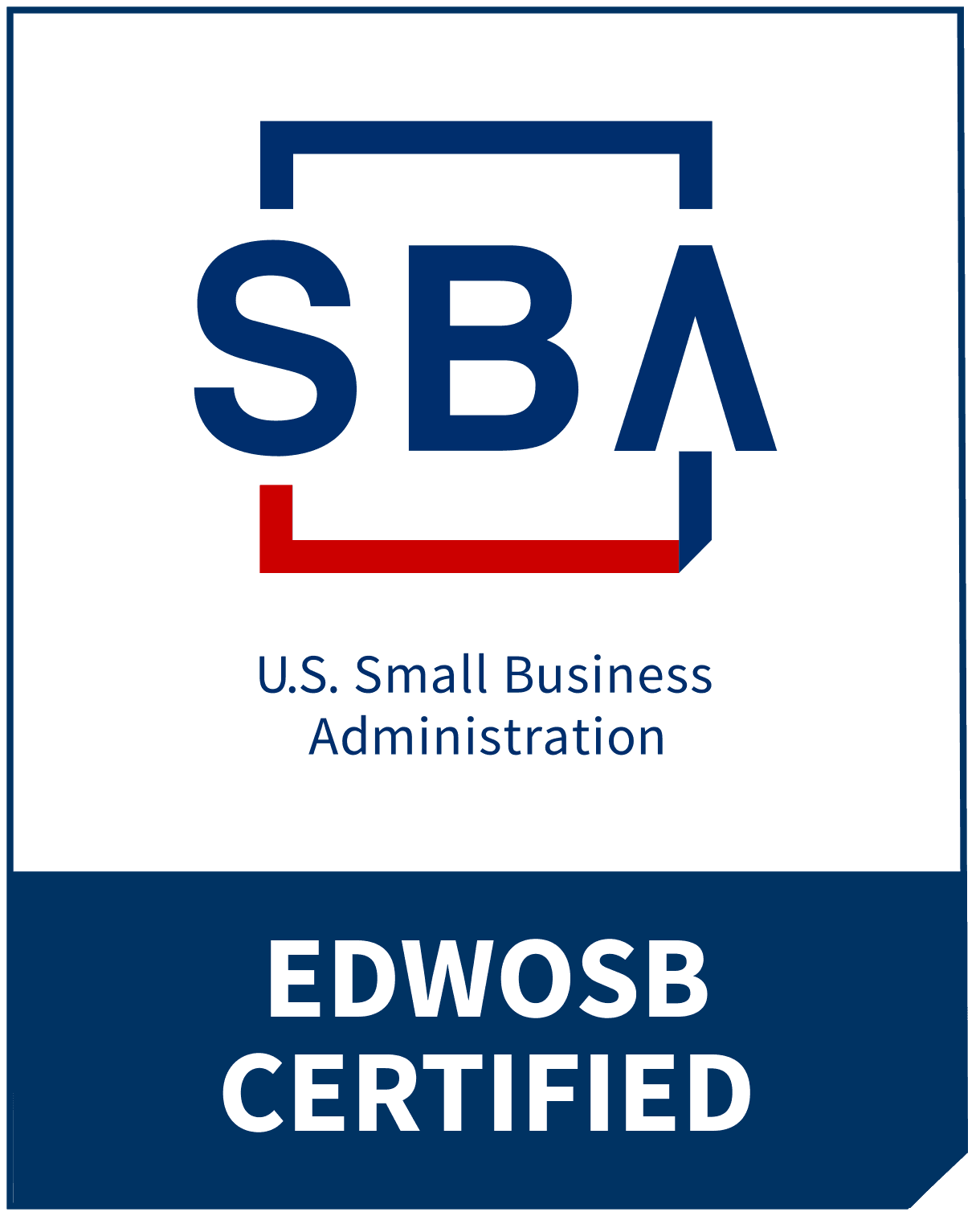 SBA Certified Economically Disadvantaged Women-Owned Small Business (EDWOSB)